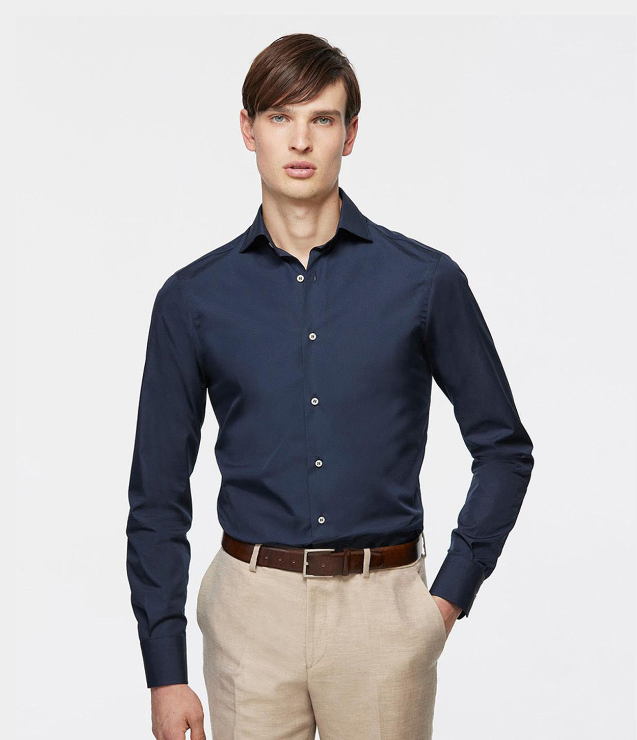 Camisas De Hombre Ropa De Vestir Elegantes Formales Para Caballeros Naranja