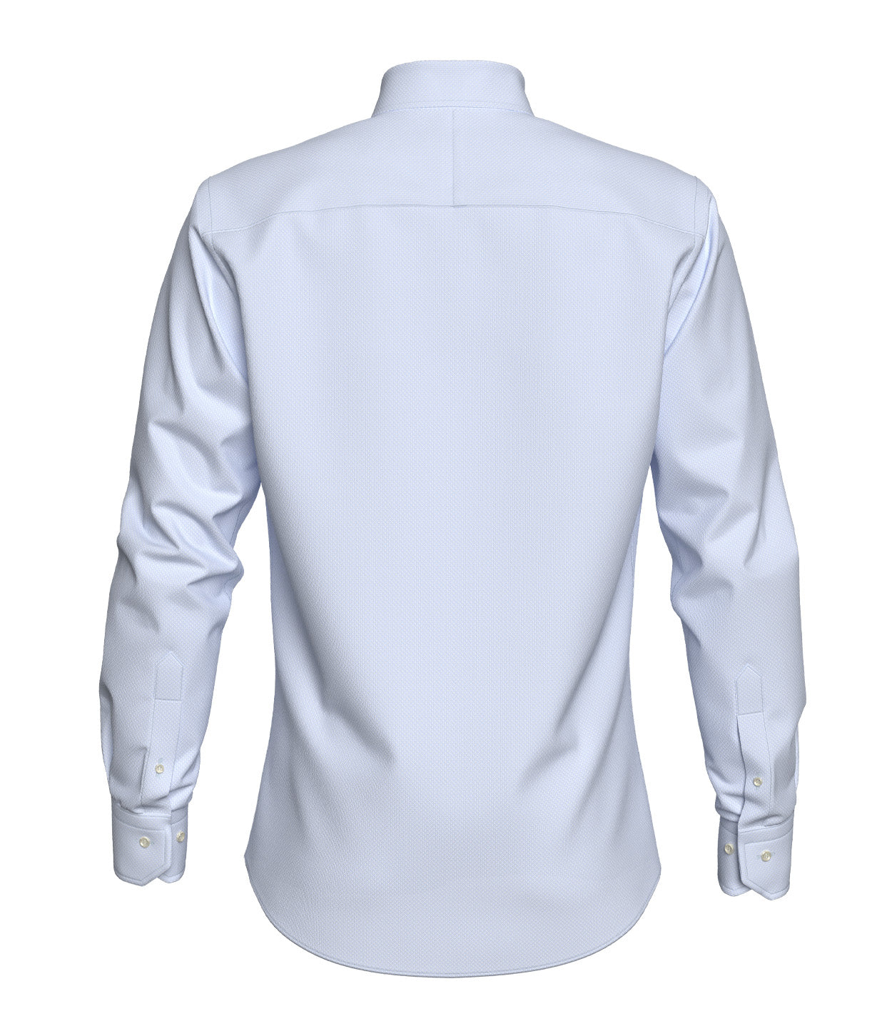 camisa modelada en digital manga larga