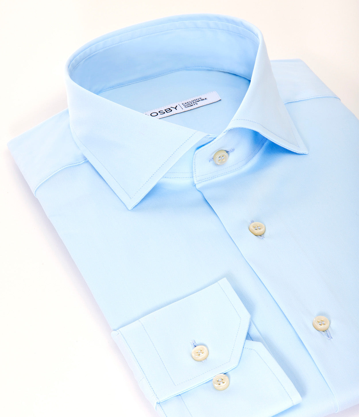 semi cenital camisa azul cielo