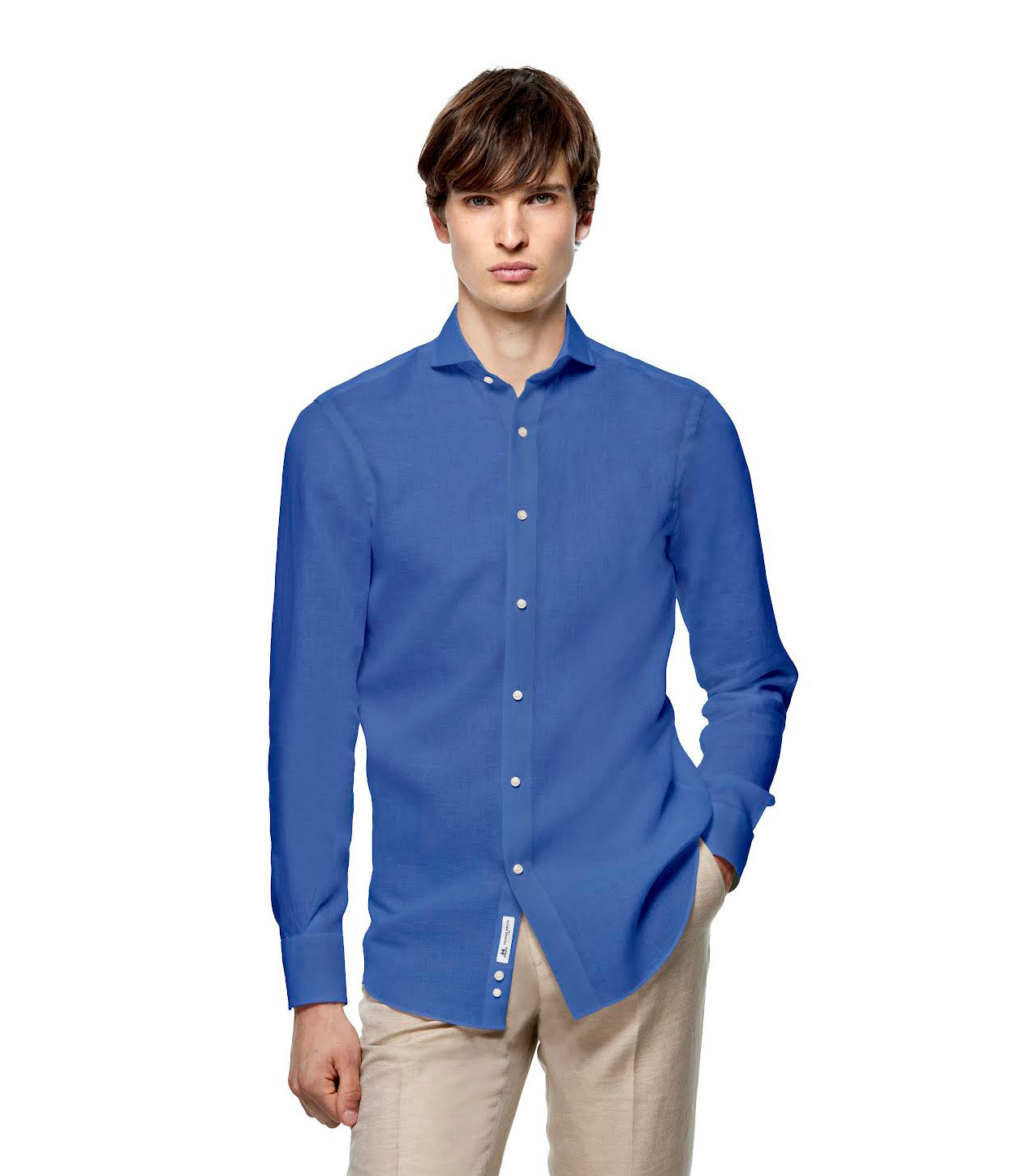 CAMISA LINO AZUL DENIM