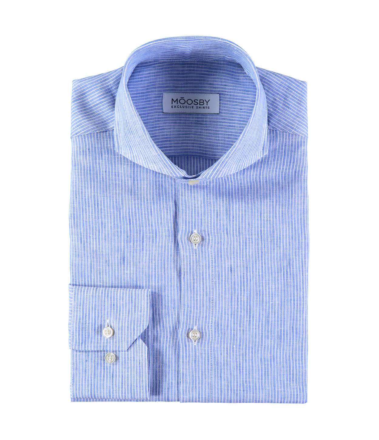 CAMISA LINO RAYAS BENGALA