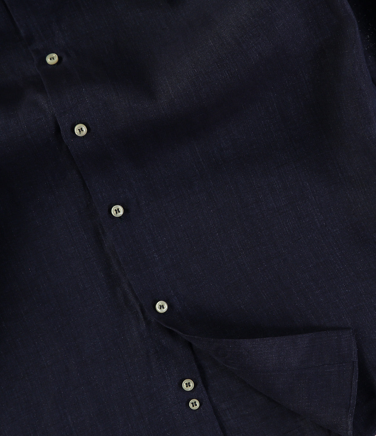 CAMISA LINO AZUL NAVY FIT TAILORED