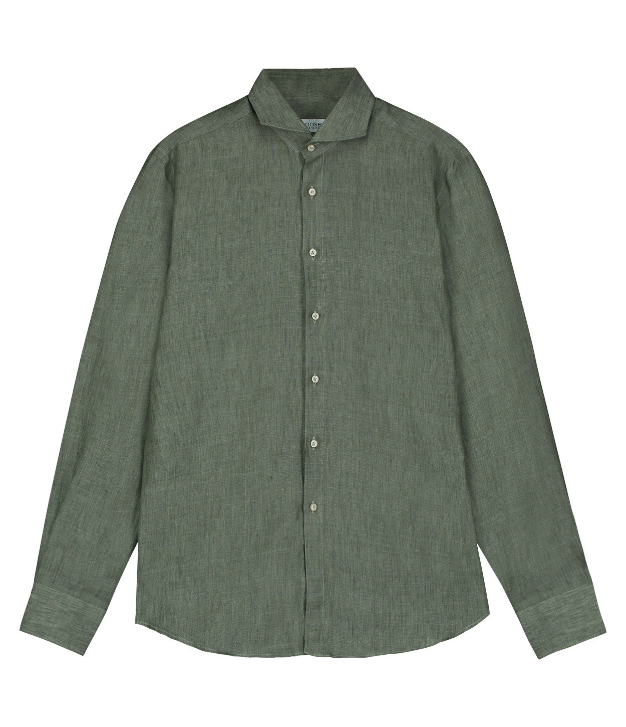 CAMISA LINO VERDE KAKI