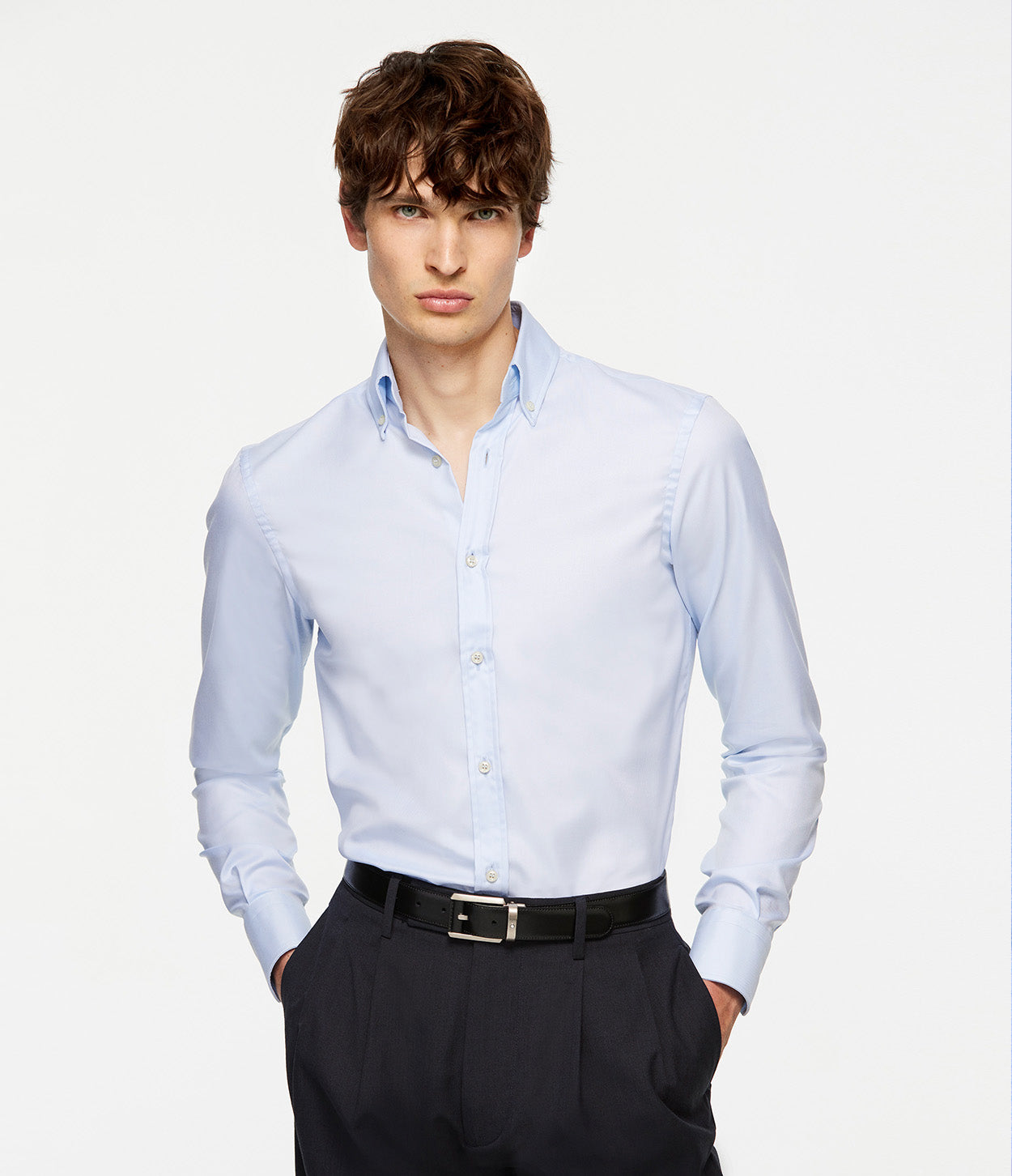 CAMISA AZUL CIELO OXFORD