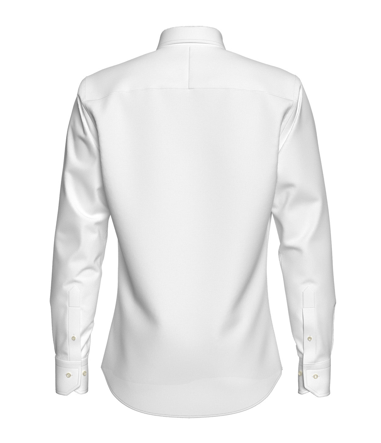 modelado digital posterior camisa blanca 