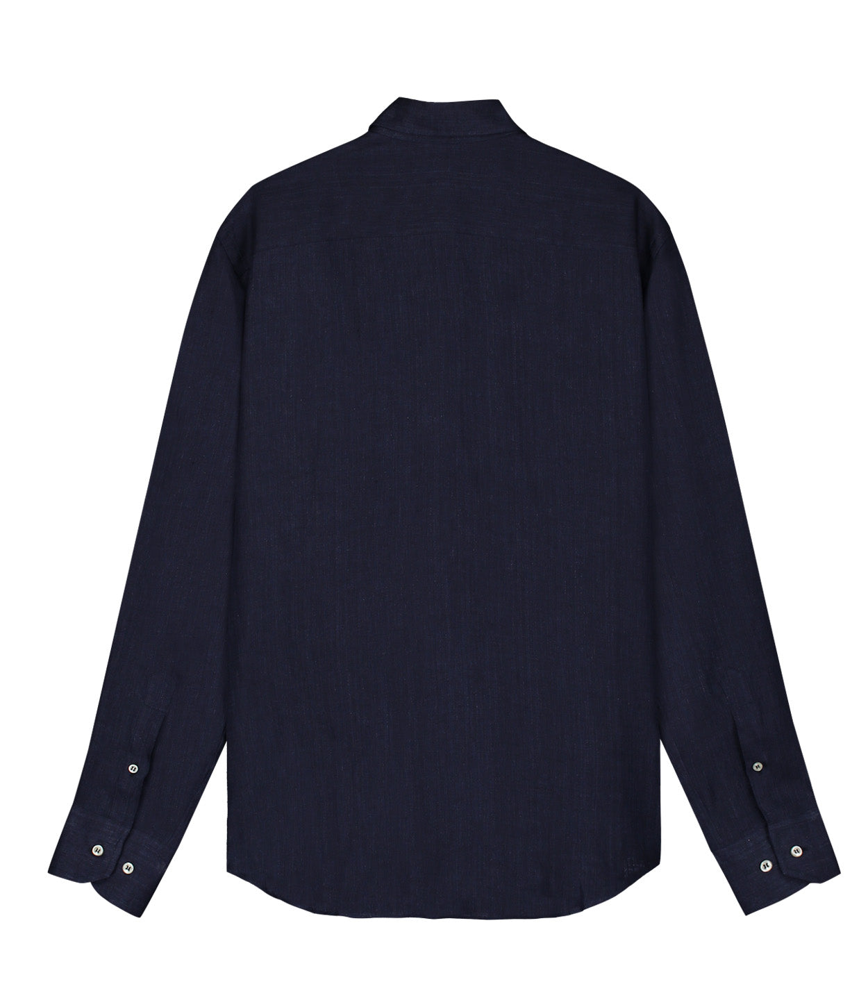 CAMISA LINO AZUL NAVY FIT TAILORED