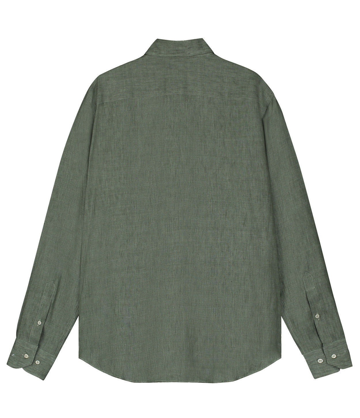 CAMISA LINO VERDE KAKI